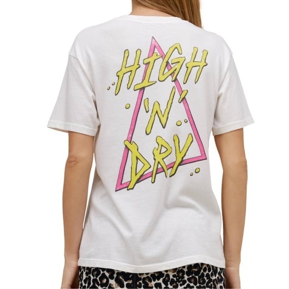 Def Leppard Women’s High and Dry White Graphic T shirt NWOT - Picture 2 of 14
